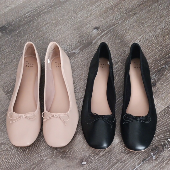 a new day Shoes - A New Day Women's Flats - Cream and Black